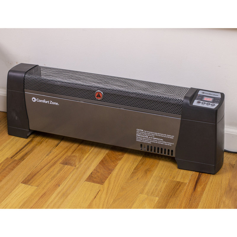 Comfort Zone Profile 750 Watt Electric Fan Baseboard Heater & Reviews